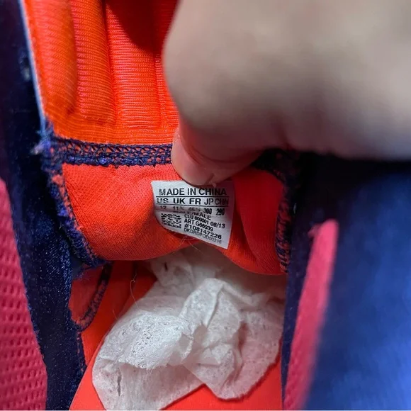 Adidas Rose 4 Night Blue White-Blast Purple Men's Size 12 Basketball Shoe - Picture 9 of 10